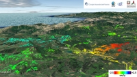 Satellite radars and GPS detect slow fault movements