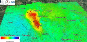 Satellite sensing helps to identify the faults of the Amatrice earthquake of 24/08/2016